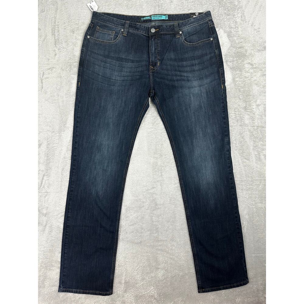 Rock and Roll Denim Revolver Slim Fit Straight Leg Jeans 42x38 Western Country